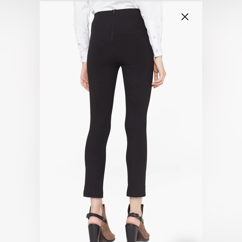 rag & bone black slim ankle pant size 10